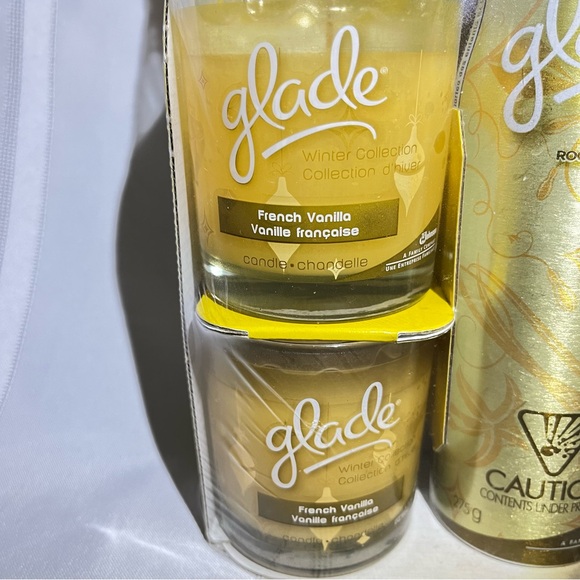 Glade Vanilla Candles and French Vanilla Fragrance Room Spray Air Freshener - Picture 2 of 8